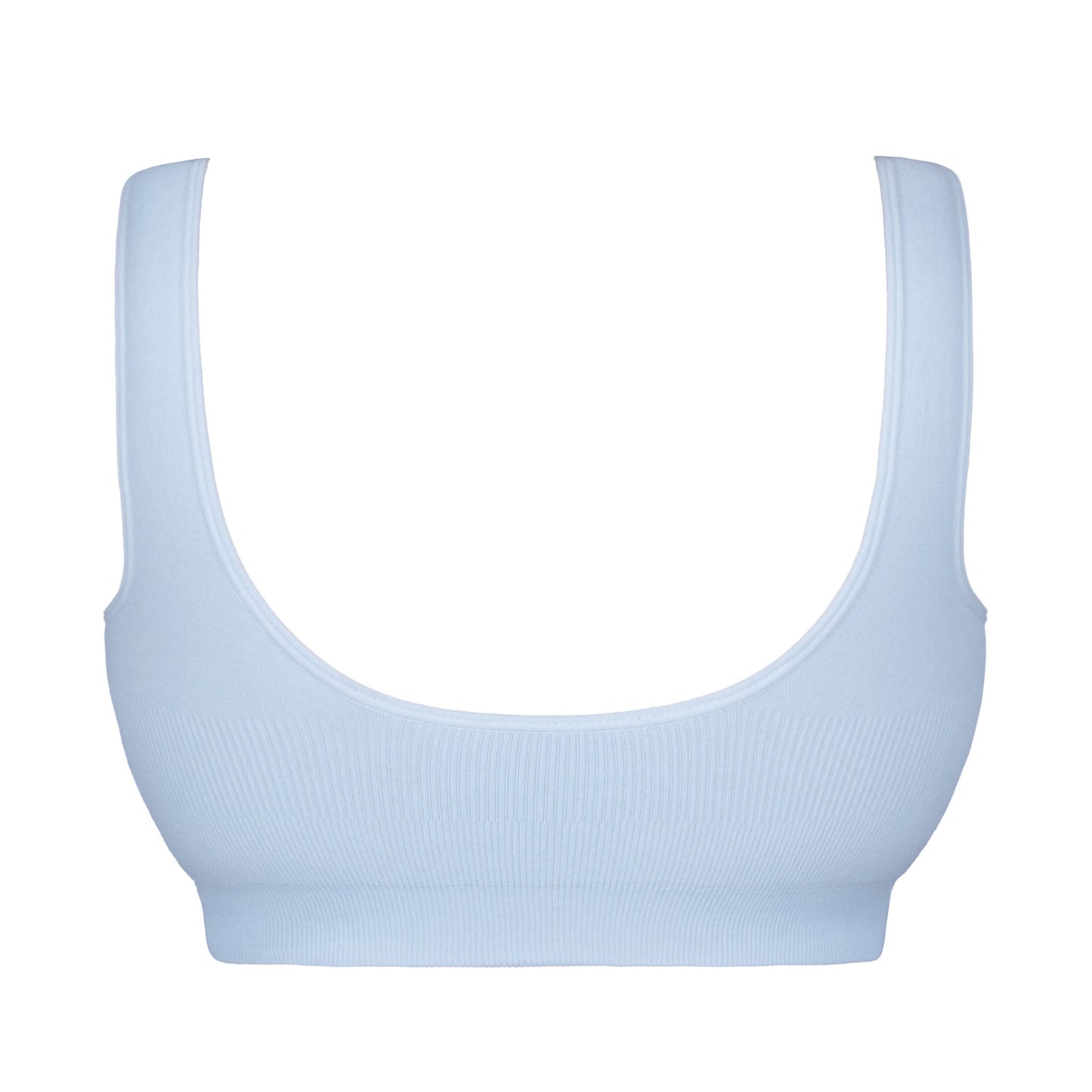 Full Coverage Nipple Concealing Wire-Free Bra | Non-Padded - Blue