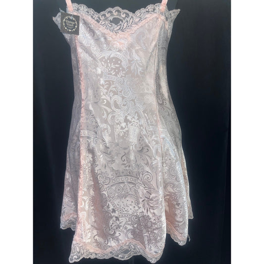VINTAGE VS GOLD LABEL PEACH CHEMISE: MEDIUM