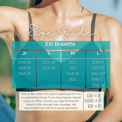 The Elli Women's Bralette in Nude