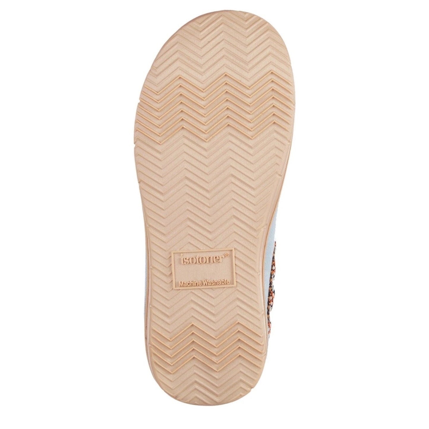 ISOTONER MEMORY FOAM BLUE FOG SLIPPER NWT 8.5/9