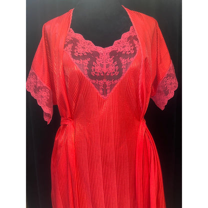 2 PC. Vintage Movie Star Set robe/chemise