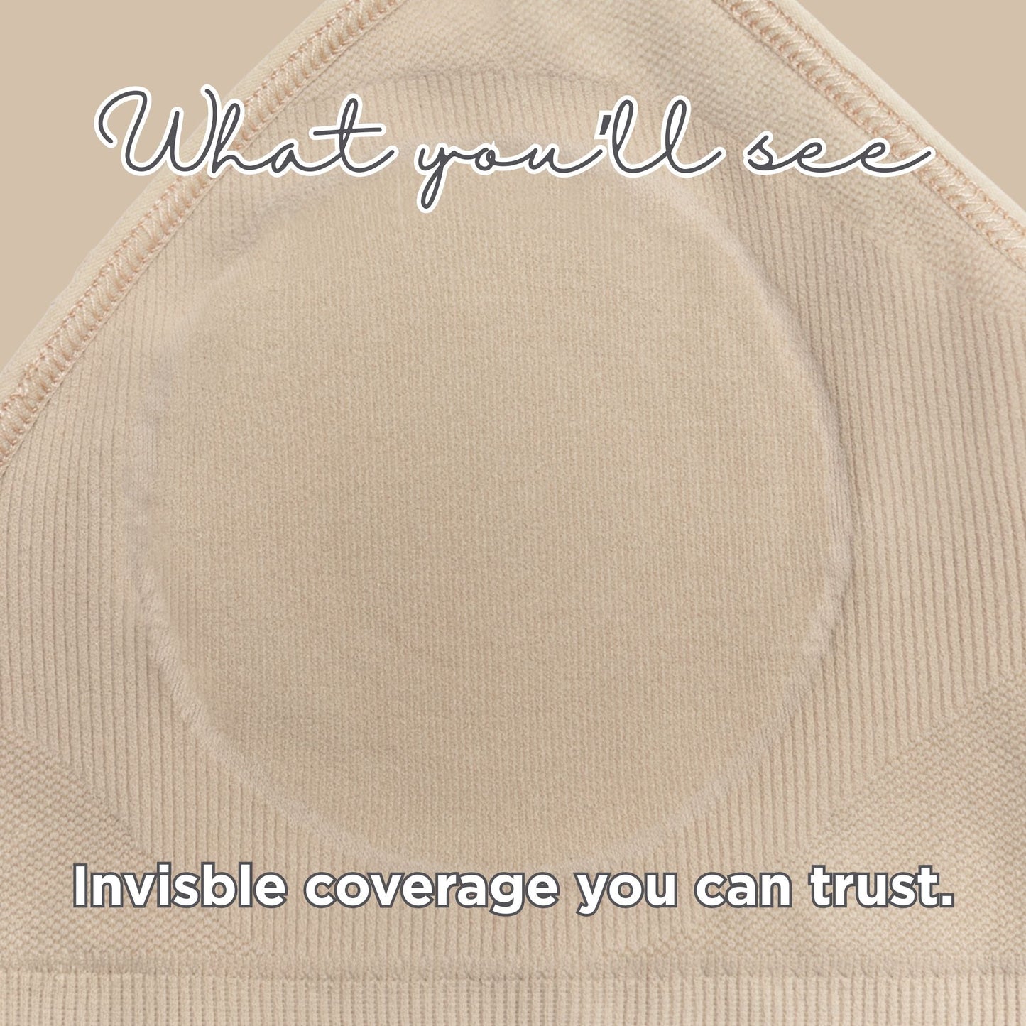 Full Coverage Nipple Concealing Wire-Free Bra | Non-Padded - Pink