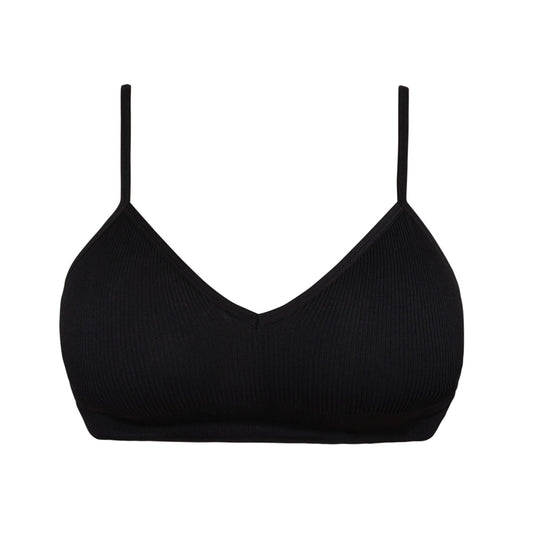 NON DISCLOSURE APPAREL THE ELLI WOMEN'S BRALETTE: BLACK
