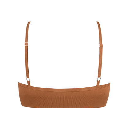 The Elli Women's Bralette in Brown