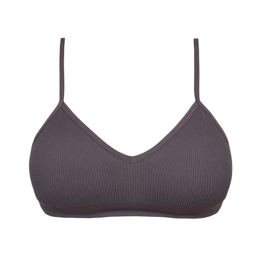 NON DISCLOSURE APPAREL THE ELLI WOMEN'S BRALETTE: GRAY