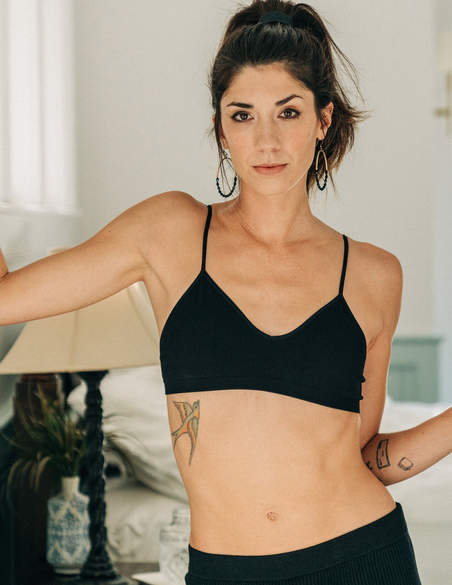 The Elli Women's Bralette in Black