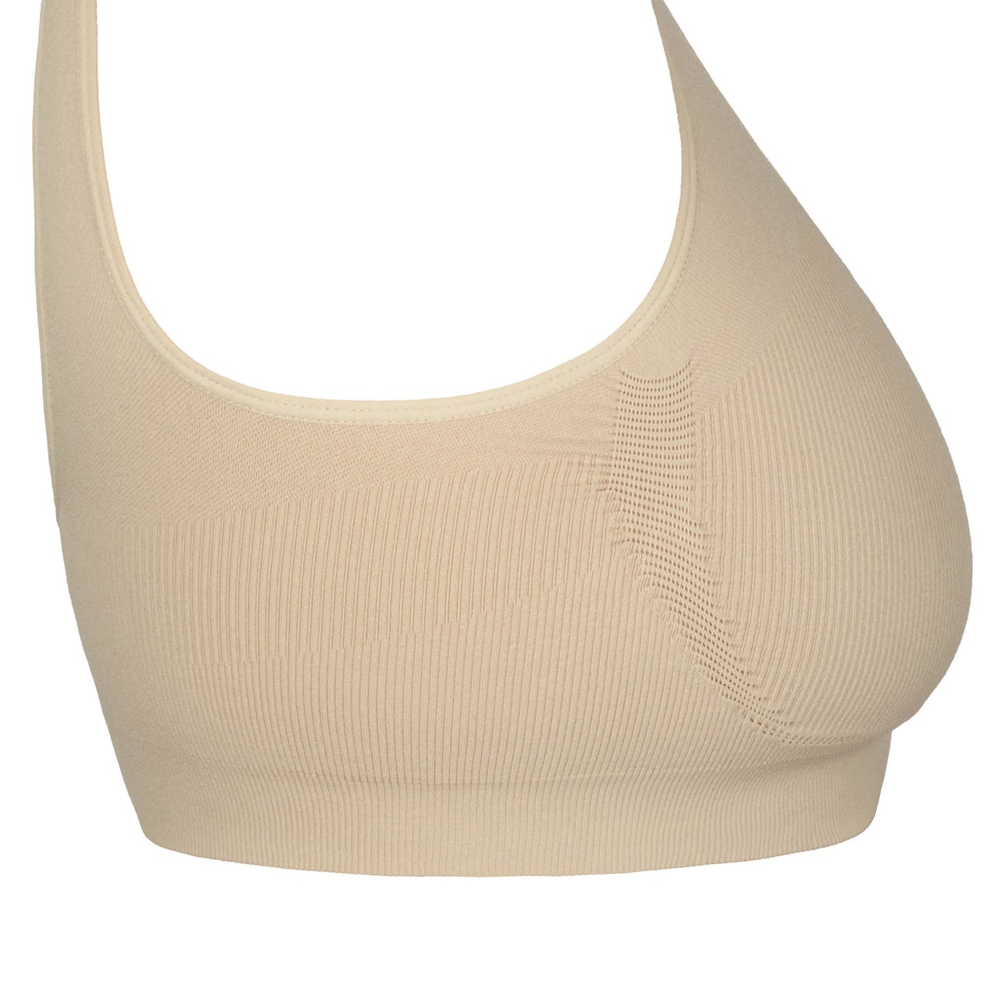 Full Coverage Nipple Concealing Wire-Free Bra | Non-Padded - Nude