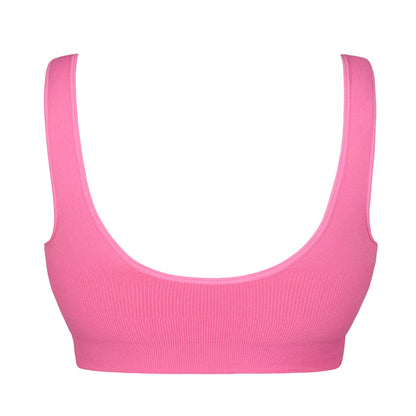 Full Coverage Nipple Concealing Wire-Free Bra | Non-Padded - Pink