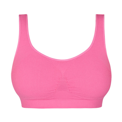 Full Coverage Nipple Concealing Wire-Free Bra | Non-Padded - Pink