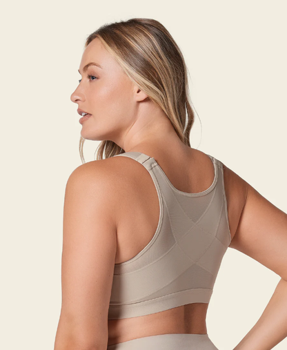 011473 LEONISA WIRELESS POSTURE CORRECTOR BRA NUDE