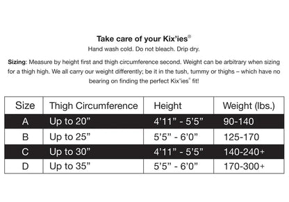 KIX'IES GAME DAY ORANGE & WHITE THIGH HIGHS