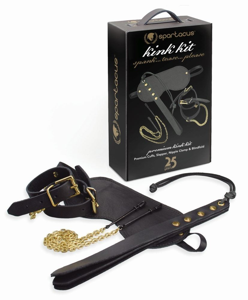 SPARTACUS LEATHER SEX TOY KIT