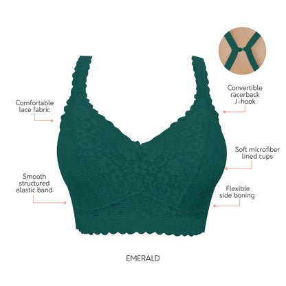 P5482 PARFAIT ADRIANA BRALETTE EMERALD