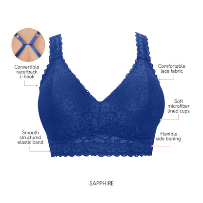 P5482 PARFAIT ADRIANA BRALETTE SAPPHIRE