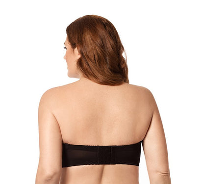 4820 ELILA MICROFIBER STRAPLESS BLACK