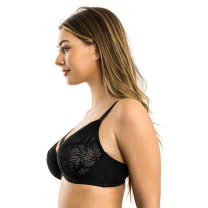 PARFAIT OLIVIA PLUNGE LACE: BLACK