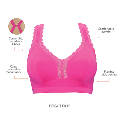 P5641 PARFAIT DALIS BRALETTE BRIGHT PINK