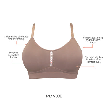 P5861 PARFAIT ERIKA BRALETTE MID NUDE