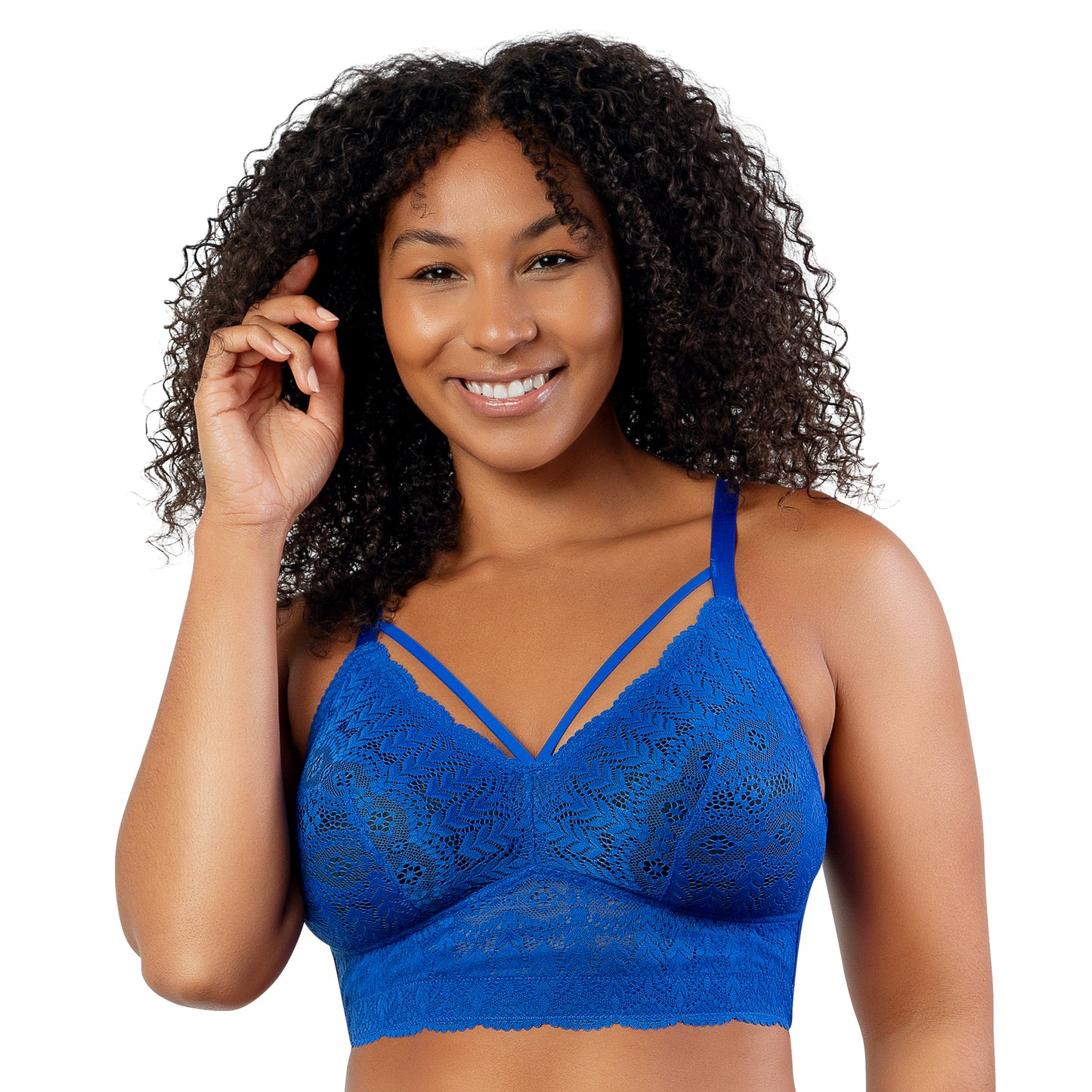 PARFAIT MIA LACE BRALETTE: SAPPHIRE