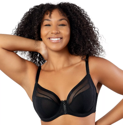 P6062 PARFAIT SHEA UNLINED PLUNGE BLACK