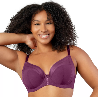 P6062 PARFAIT SHEA UNLINED PLUNGE BLACKBERRY